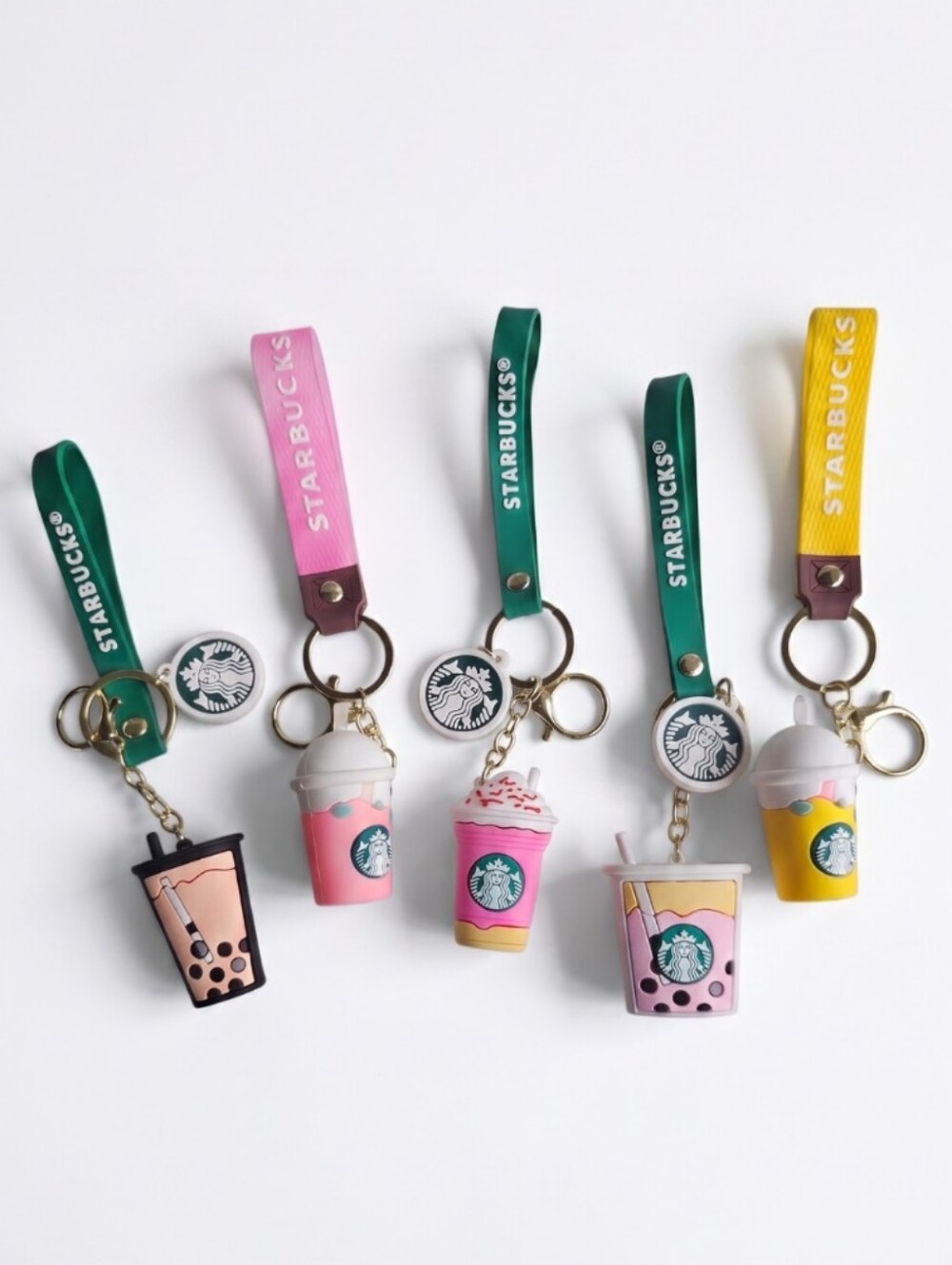 Starbucks Charm Keychain Set Of 5